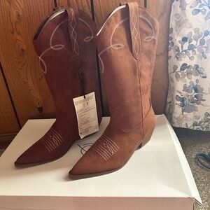 The Drop Women's Ace Midshaft Western Boot